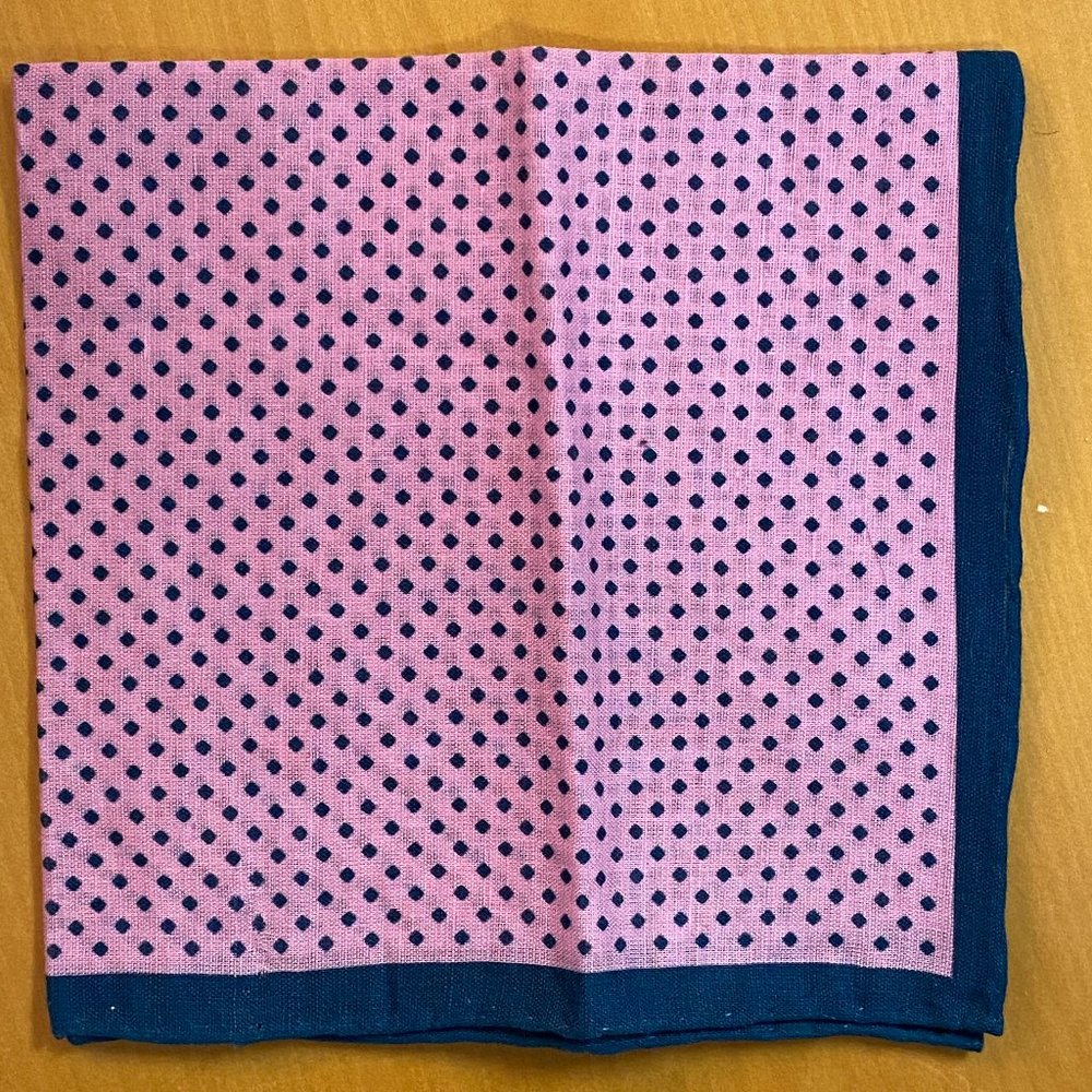 Nordstrom Pink & Blue Pocket Square